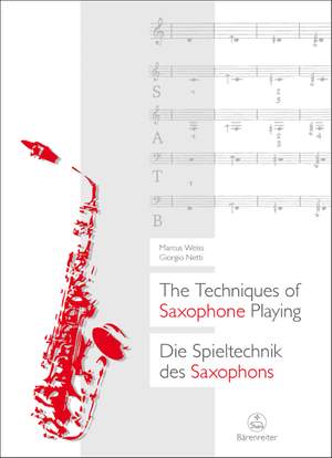 Weiss, M: Techniques of Saxophone Playing (G-E)