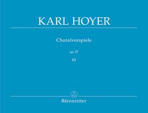 Hoyer, K: Chorale Preludes, Op.57, Vol. 3