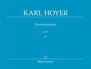 Hoyer, K: Chorale Preludes, Op.57, Vol. 3