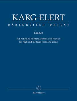 Karg-Elert, S: Songs for High and Medium Voice and Piano (G) (Urtext)