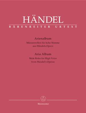 Handel, GF: Aria Album. Male Roles for High Voice from Handel's Operas (It) (Urtext)