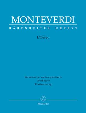 Monteverdi, Claudio: L'Orfeo (It) (Urtext)