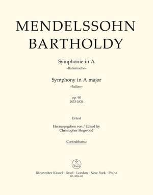 Mendelssohn, F: Symphony No.4 in A, Op.90 (Italian) (Urtext)