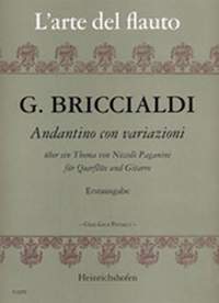 Briccialdi, G.: Andantino con variazioni (flute & guitar