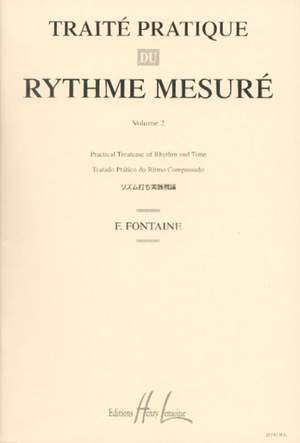 Fontaine, F: Traite du Rythme Vol.2