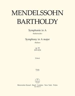 Mendelssohn, F: Symphony No.4 in A, Op.90 (Italian) (Urtext)