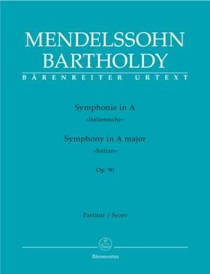 Mendelssohn, F: Symphony No.4 in A, Op.90 (Italian) (Urtext)