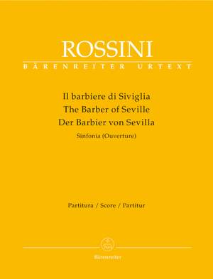 Rossini, G: Barber of Seville, The (Overture) (Urtext)