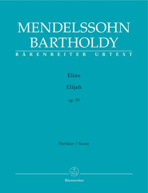 Mendelssohn, F: Elijah, Op.70 (Urtext)
