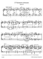 Mendelssohn, F: Variations for Piano (Op.54, Op.82, Op.83) (Urtext) Product Image