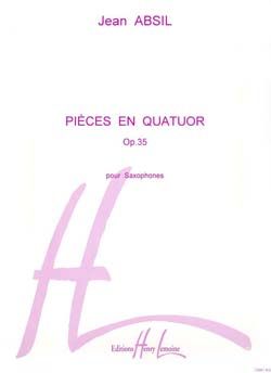 Absil, Jean: Piece en quatuor Op.35 (4 saxophones)