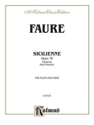Gabriel Fauré: Sicilienne, Op. 78