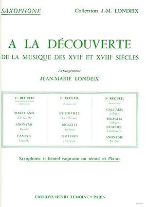 Londeix, Jean-Marie: Decouverte de la Musique (Bb sax/piano)