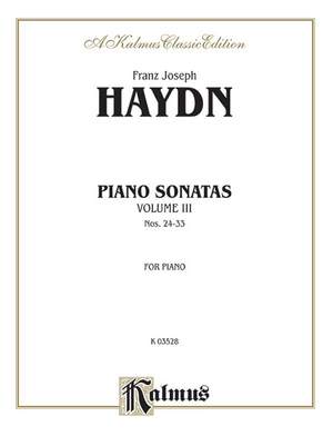 Franz Joseph Haydn: Sonatas, Volume III