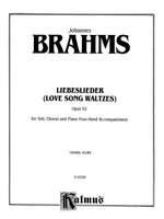 Johannes Brahms: Love Song Waltzes (Liebeslieder Waltzes), Op. 52 Product Image