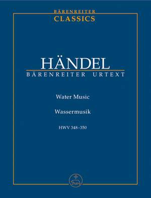 Handel, GF: Water Music (HWV 348-350) (Urtext)
