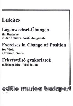 Lukacs, Pal: Exercises in Change of Position (viola)