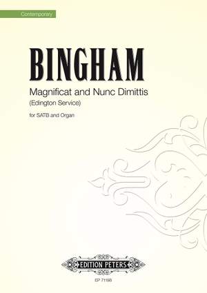 Bingham, J: Magnificat & Nunc Dimittis