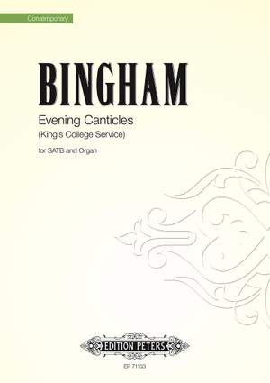 Bingham, J: Evening Canticles