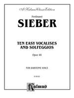 Ferdinand Sieber: Ten Easy Vocalises and Solfeggios Product Image