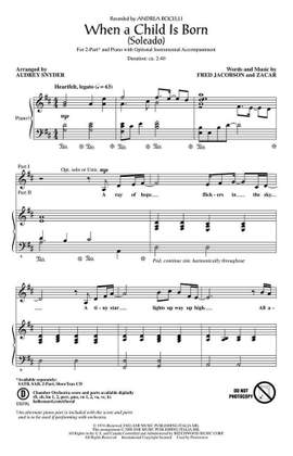 When a Child is Born. 2-part