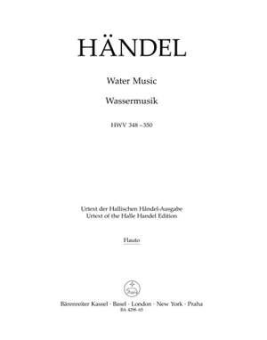 Handel, GF: Water Music (HWV 348-350) (Urtext)