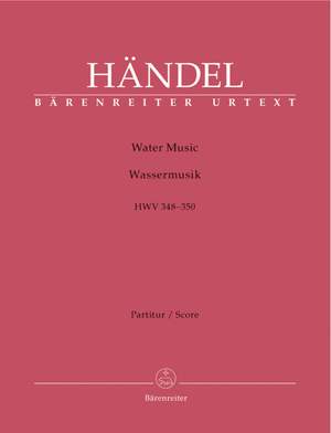 Handel, GF: Water Music (HWV 348-350) (Urtext)