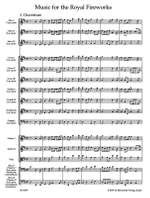 Handel, GF: Fireworks Music (HWV 351) Music for the Royal Fireworks (Urtext) Product Image