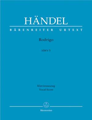 Handel, GF: Rodrigo (Vincer se stesso e la maggior vittoria) (HWV 5) (It) (Urtext)
