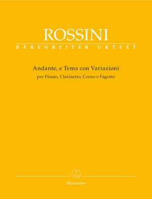 Rossini, G: Andante, e Tema con Variazioni (Urtext)