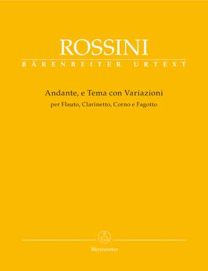 Rossini, G: Andante, e Tema con Variazioni (Urtext)