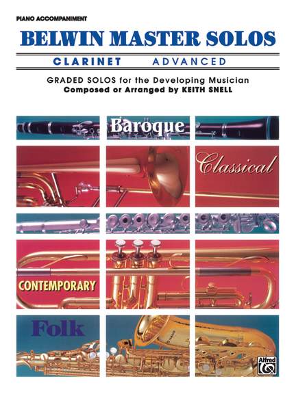 Belwin Master Solos, Volume 1 (Clarinet)