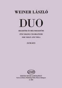 Weiner, Laszlo: Duo for Violin and Viola