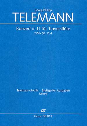Konzert in D für Traversflöte (TVWV 51:D4; D-Dur)