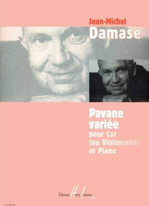 Damase: Pavane Variee (french horn and piano)