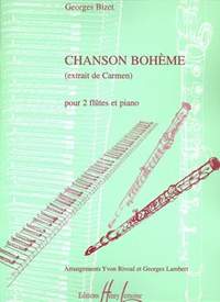 Bizet, Georges: Chanson Boheme (flutes/piano)