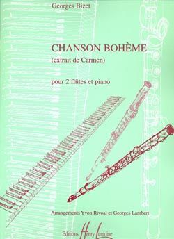 Bizet, Georges: Chanson Boheme (flutes/piano)