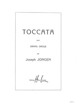 Jongen, Joseph: Toccata (organ)