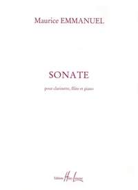 Emmanuel, Maurice: Sonate (flute, clarinet and piano)