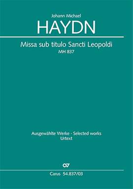 Haydn: Missa sub titulo Sancti Leopoldi (MH 837)