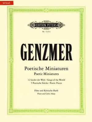 Genzmer, H: Poetic Miniatures for flute & celtic harp