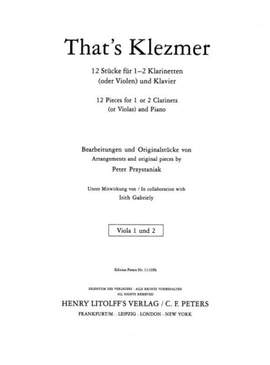 Przystaniak, P: That's Klezmer