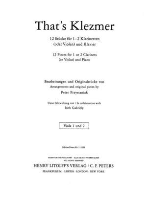 Przystaniak, P: That's Klezmer