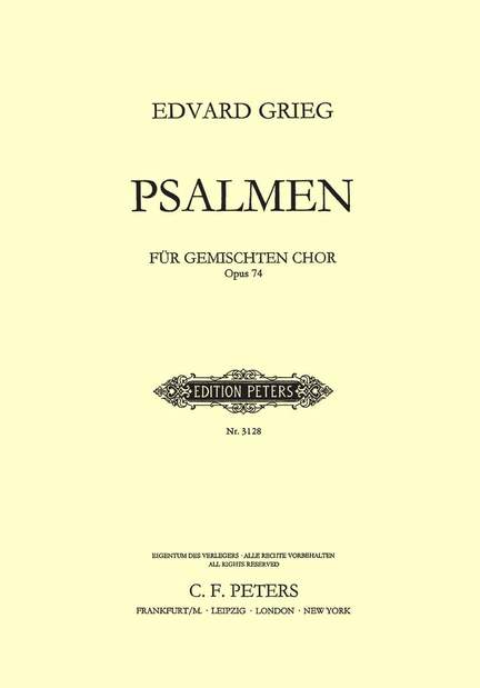 Grieg: 4 Psalms