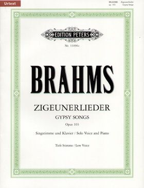 Brahms: 8 Zigeunerlieder Op.103 (low voice)