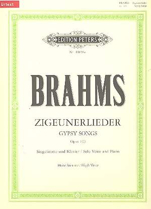 Brahms: 8 Zigeunerlieder Op.103 (high voice)