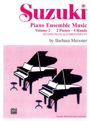Suzuki Piano Ensemble Music, Volume 2 for Piano Duo