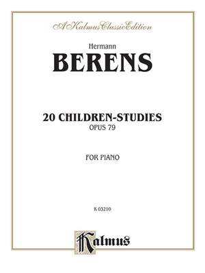Johann Herman Berens: 20 Children's Studies, Op. 79