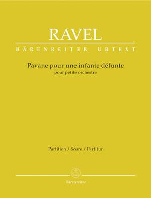 Ravel, M: Pavane pour une infante defunte pour orchestre (Urtext)
