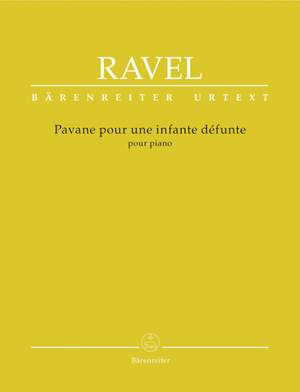 Ravel, M: Pavane pour une infante defunte pour piano (Urtext)